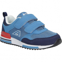 Niebieskie buty sportowe na rzepy American 6. Niebieskie buciki niemowlęce American, na rzepy. Za 69,99 zł.