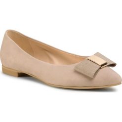 Baleriny EKSBUT - 29-5316-L58/L26-1G Nude. Brązowe baleriny damskie Eksbut, bez wzorów, ze skóry, klasyczne, bez obcasa. Za 249,00 zł.