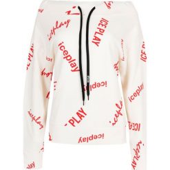 Bluza ICE PLAY. Białe bluzki damskie bez wzorów, z bawełny, bez rękawów, bez kaptura. Za 629,00 zł.