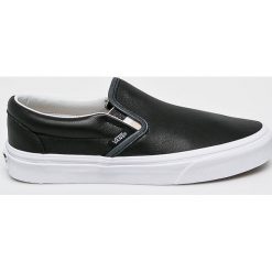 Vans - Tenisówki Classic Slip-On. Czarne trampki damskie slip on marki Vans, ze skóry. W wyprzedaży za 279,90 zł.