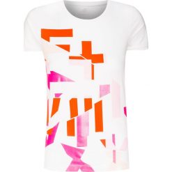 T-shirt BOGNER FATUA. Białe bluzki damskie Bogner, z nadrukiem, z tkaniny, z okrągłym kołnierzem. W wyprzedaży za 216,00 zł.