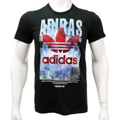 Adidas G City Tshirt Z80029. Czarne t-shirty męskie Adidas, m, z bawełny. W wyprzedaży za 69,99 zł.