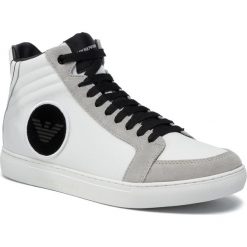 Sneakersy EMPORIO ARMANI - X4Z081 XM036 K087 Plaster/White/Wh/Blk. Białe sneakersy męskie Emporio Armani, bez zapięcia. Za 839,00 zł.
