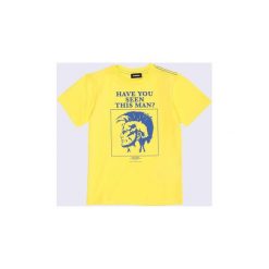 T-shirty z krótkim rękawem Dziecko Diesel TRUE 00J3T4 00YI9. Żółte t-shirty chłopięce Diesel, bez wzorów, z krótkim rękawem. Za 95,20 zł.