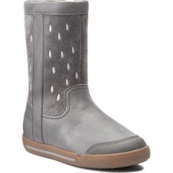 Kozaki dziewczęce: Kozaki CLARKS – LilfolkGlo Inf 261269726 Grey Leather