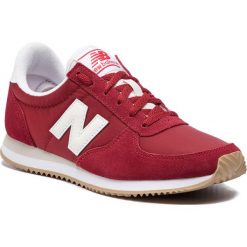 Sneakersy NEW BALANCE - WL220CRA Bordowy. Czerwone półbuty damskie New Balance, ze skóry. W wyprzedaży za 209,00 zł.