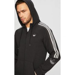Adidas Originals - Bluza. Czarne bluzy męskie adidas Originals, m, z nadrukiem, z elastanu, z kapturem, bez rękawów, z kapturem. W wyprzedaży za 239,90 zł.