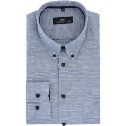 Koszula BIAGIO 16-04-21. Szare koszule męskie Giacomo Conti, m, bez wzorów, z bawełny, button down, bez rękawów. Za 199,00 zł.
