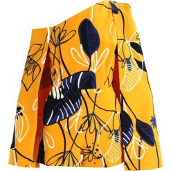 Kombinezony damskie: Lavish Alice ASYMMETRIC ONE SHOULDER CAPE PLAYSUIT IN PRINT Kombinezon multi