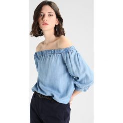Bluzki damskie: ONLY ONLJANICE OFF SHOULDER Bluzka light blue denim