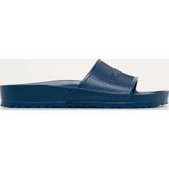 Birkenstock - Klapki Barbados. Niebieskie kapcie męskie Birkenstock, z gumy, bez zapięcia. Za 149,90 zł.