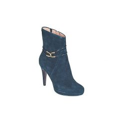 Botki Tamaris AMELIEE. Niebieskie botki damskie na zamek Tamaris. Za 419,90 zł.