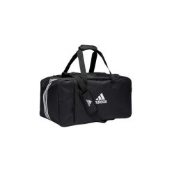 Torba do sportów zespołowych Tiro rozmiar M. Czarne torby męskie sportowe Adidas, bez wzorów, z meshu, sportowe. Za 179,99 zł.
