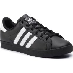 Buty adidas - Coast Star J EE9699 Cblack/Ftwwht/Cblack. Czarne buty sportowe damskie Adidas, bez wzorów, ze skóry ekologicznej, sportowe. W wyprzedaży za 179,00 zł.