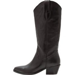 Buty zimowe damskie: Topshop DEVIOUS Kowbojki i Buty motocyklowe black