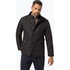 Barbour - Męska kurtka pikowana, niebieski. Niebieskie kurtki męskie bomber Barbour, l, ze skóry, eleganckie. Za 799,95 zł.