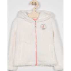 Roxy - Bluza dziecięca. Białe bluzy dziewczęce Roxy, bez wzorów, z poliesteru, bez rękawów, z kapturem. W wyprzedaży za 99,90 zł.