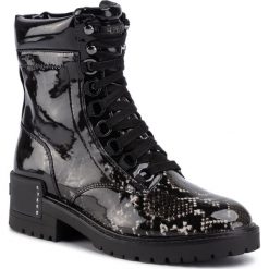 Trapery SuperTrash Bibi High Ext W 1941 006803. Czarne buty trekkingowe damskie SuperTrash, bez obcasa, bez zapięcia. W wyprzedaży za 439,00 zł.