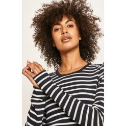 Tommy Hilfiger - Longsleeve. Niebieskie bluzki damskie TOMMY HILFIGER, s, bez wzorów, z elastanu, z okrągłym kołnierzem. Za 229,90 zł.