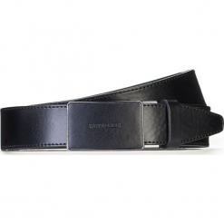 Pasek męski 87-8M-321-1. Czarne paski męskie Wittchen, w paski, z materiału, eleganckie. Za 149,90 zł.