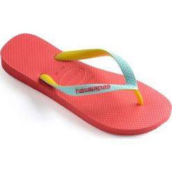 Havaianas - Japonki. Pomarańczowe sandały dziewczęce Havaianas, z gumy, bez zapięcia. W wyprzedaży za 34,90 zł.