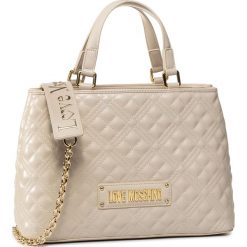 Torebka LOVE MOSCHINO - JC4007PP1ALA0110 Avorio. Brązowe torebki klasyczne damskie Love Moschino, bez wzorów, ze skóry ekologicznej, klasyczne, bez dodatków. Za 949,00 zł.
