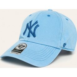 47brand - Czapka. Niebieskie czapki damskie 47brand, z aplikacjami, z bawełny. Za 129,90 zł.