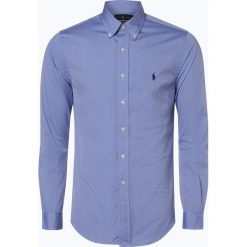 Polo Ralph Lauren - Koszula męska – Slim Fit, niebieski. Niebieskie koszule męskie Polo Ralph Lauren, m, bez wzorów, eleganckie, polo, bez rękawów. Za 449,95 zł.