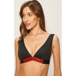 Calvin Klein Jeans - Biustonosz kąpielowy. Czarne stroje kąpielowe damskie Calvin Klein Jeans, s, z aplikacjami, z elastanu. W wyprzedaży za 159,90 zł.
