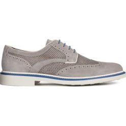 Geox Silmor Półbuty Szary. Szare półbuty męskie Geox, bez wzorów, z materiału, bez zapięcia. Za 567,95 zł.