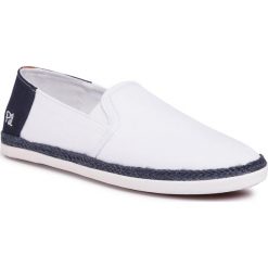 Tenisówki PEPE JEANS - Maui Slip On PMS10282 White 800. Białe półbuty męskie Pepe Jeans, na co dzień, bez wzorów, z jeansu, bez zapięcia. Za 259,00 zł.