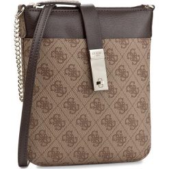 Torebka GUESS - Nissana (SG) Mini-Bag HWSG67 86700 BRO. Brązowe listonoszki damskie marki Guess, z aplikacjami. W wyprzedaży za 219,00 zł.