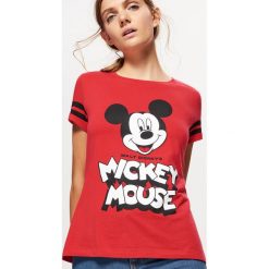 T-shirty damskie: Koszulka z nadrukiem mickey mouse - Czerwony