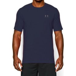 Koszulki sportowe męskie: Under Armour Koszulka męska Sportstyle Left Chest Logo T-Shirt Midnight Navy r. XL (1257616410)