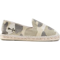 Espadryle MANEBI Beżowy|Print|Zielony. Brązowe espadryle męskie marki Manebi, moro, z tkaniny. Za 308,00 zł.