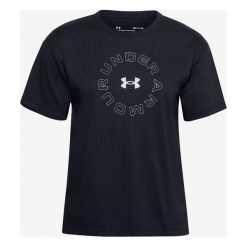 Under Armour Wordmark Graphic Koszulka Czarny. Czarne koszulki damskie Under Armour, m, bez wzorów, z bawełny, bez kołnierzyka, z krótkim rękawem. Za 137,95 zł.