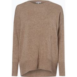 Marie Lund - Damski sweter z wełny merino, beżowy. Brązowe swetry damskie Marie Lund, xl, bez wzorów, z wełny, bez rękawów, bez kaptura. Za 169,95 zł.