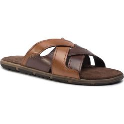 Klapki LASOCKI FOR MEN - MB-18011-01 Brown. Pomarańczowe klapki męskie Lasocki For Men, ze skóry, bez zapięcia. Za 99,99 zł.