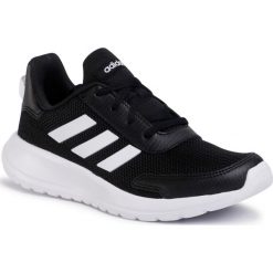 Buty adidas - Tensaur Run K EG4128 Core Black/Cloud White/Core Black. Czarne buty sportowe damskie Adidas, bez wzorów, ze skóry ekologicznej, sportowe, do biegania. Za 159,00 zł.