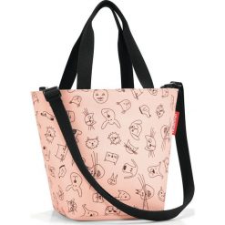 Torba Shopper XS Cats and Dogs brzoskwiniowa. Pomarańczowe torby męskie sportowe Reisenthel, w paski, eleganckie. Za 59,00 zł.
