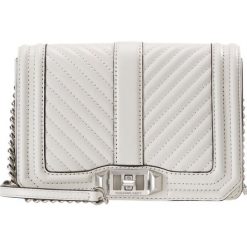 Torebki klasyczne damskie: Rebecca Minkoff CHEVRON QUILTED CROSSBODY Torba na ramię bianco