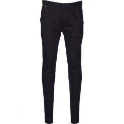 Dżinsy "Lehoen" - Slim fit - w kolorze czarnym. Czarne jeansy męskie Replay, m, bez wzorów, klasyczne. W wyprzedaży za 275,95 zł.