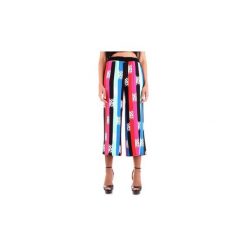 Spodnie bojówki Trussardi 56P00133-1T002314. Niebieskie spodnie damskie Trussardi. Za 486,28 zł.