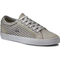 Sneakersy LACOSTE - Lenglen 117 2 7-33CAW1021GY1 Gry/Ylw. Brązowe półbuty damskie Lacoste, z tworzywa sztucznego. W wyprzedaży za 229,00 zł.