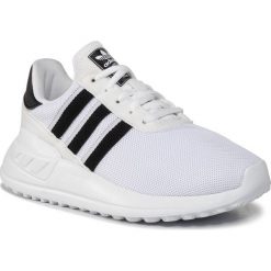 Buty adidas - La Trainer Lite C FW0583 Ftwwht/Cblack/Ftwwht. Białe półbuty dziewczęce Adidas, na sznurówki. Za 179,00 zł.