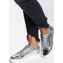 Srebrne Buty Sportowe Chill Out. Szare buty sportowe damskie Inny, bez wzorów, na sznurówki. Za 34,99 zł.