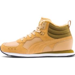 Puma Vista Mid Tenisówki Żółty Pomarańczowy. Żółte trampki męskie Puma, bez wzorów, ze skóry, bez zapięcia. Za 240,95 zł.
