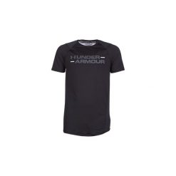 T-shirty z krótkim rękawem Under Armour MK1 SS WORDMARK. Czarne t-shirty męskie Under Armour, s, bez wzorów, bez kołnierzyka, krótkie. Za 143,20 zł.