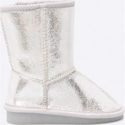 Blukids - Botki dziecięce. Szare botki damskie Blukids, z okrągłym noskiem, bez zapięcia. W wyprzedaży za 39,90 zł.