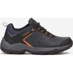 Granatowo-Pomarańczowe Buty Trekkingowe Ademedha. Niebieskie buty sportowe męskie Born2be, bez zapięcia. W wyprzedaży za 119,99 zł.